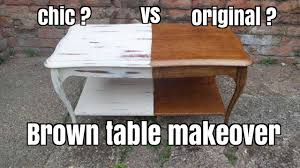 However, always make sure to measure before buying a new coffee table. Transformation Of Brown Coffee Table Shabby Chic Style Youtube