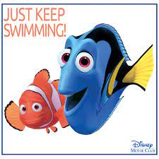 A Little Inspiration From Our Friendly Fin Dory Never Give Up Just Keep Swimming Https Finding Nemo Characters Dory And Marlin Disney Characters Clipart