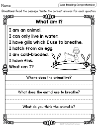 I Hope That Your Students Will Enjoy These No Prep June Themed Reading Passa Comprehension Passage Reading Comprehension Passages Reading Comprehension Lessons