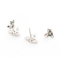 Vivienne Westwood NANO SOLITAIRE Orb Pierced earrings SS ...
