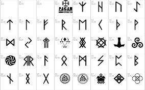 These spooky evil symbols and emoji represent death, devil, other creepy stuff. Pagan Symbols Font Free For Personal Commercial Modification Allowed Redistribution Allowed