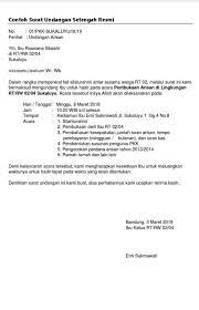 Selain fungsinya yang menyampaikan isi kepentingan resmi dan penggunaan bahasa resmi, surat resmi memiliki karakteristik. Buatlah Surat Setengah Resmi Brainly Co Id