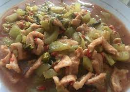 3) sayur asin diiris kasar. Resep Babi Cah Sayur Asin Non Halal Oleh Jennifer Felicia Cookpad