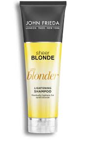 Tio nacho natural lightening & volumizing. Go Blonder Hair Lightening Shampoo John Frieda