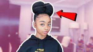 But with skai and julez everyone has the problem because she is the older one. How To Do Bun On Natural 4c Hair Skai Jackson Youtube