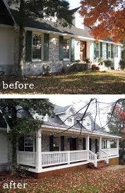 Before And After 7 Sensational Front Porch Additions Porch Addition Front Porch Addition House Exterior