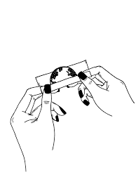 Rolling Up For Earth Day Line Drawing Art Print By Amarijade X Small Earth Day Drawing Line Art Drawings Art Drawings