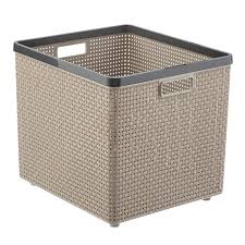 Pick up your order in. Grey Xx Large Cottage Woven Storage Bins The Container Store