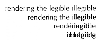 Writing that is illegible is so unclear that you cannot read it. Principle 1 Legibility Elizabeth Rosee