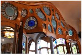 Casa Mila Interior Images Are From This Page On Barcelona And Are Used Under The Casa Batllo Gaudi Stained Glass Door