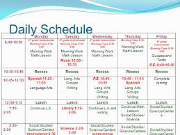 Agenda Welcome And Introduction Daily Schedule Academic