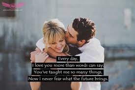 My heart couldn't not express how much you mean to me. I Love You More Than Words Can Say Collection Of Inspiring Quotes Sayings Images Wordsonimages