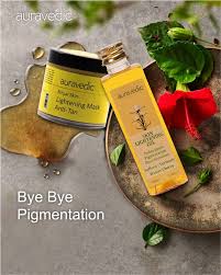Aura-Vedic Skin Lightening Oil Review | Best Ayurvedic Oil For Skin|  Glowing & Clear Skin| - Youtube