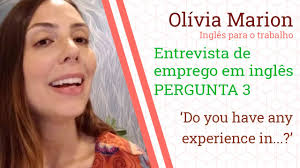 Principal Pergunta de uma Entrevista em Inglês ( Fica a Dica )