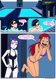 Porn comics with Starfire, the best collection of porn comics
