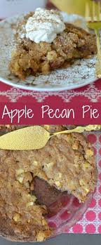 Apple Pecan Pie Recipe Apple Pecan Cake Recipe Apple Pecan Pie Favorite Dessert Recipes