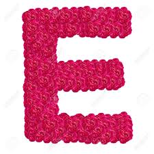In some countries (e.g., norway,. Letter E Alphabet With Damask Rose Abc Concept Type As Icon Isolated On White Background Stock Photo Picture And Royalty Free Image Image 72540244