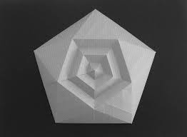 Pentagonal Shape X Ix Mmvii Pentagon Shape Origami Paper Art