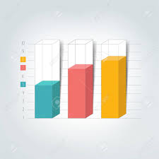 3d Bar Chart Graph Infographic Element