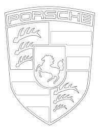 The porsche logo is said to be an attempt to immortalize each porsche car is unique in its own way. Porsche Logo Coloring Page 1001coloring Com