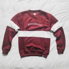Morehouse Vintage Color Block Sweatshirt Color Block Sweatshirt Color Block Top Sweatshirts