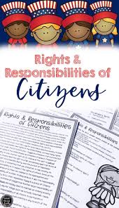 Citizens Rights Responsibilities Reading Writing Activity Ss5cg1 Ss5cg1a Writing Activities Social Studies Worksheets Rights And Responsibilities
