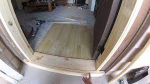 Make sure the door swing direction and handle placement is what you need before removing the new door and frame from the packaging. Custom Made Door Frame Youtube
