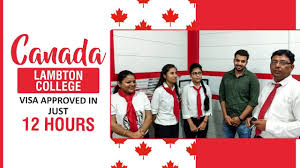 Canada Visa Approved In 12 Hours For Lambton College Lambton College Visa