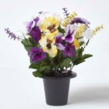 Choose from a range of artificial flowers & plants. Artificial Flowers For Graves Artificial Grave Flowers