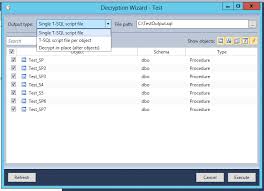 Then right click on the . Using Sql Decryptor To Work With Encrypted Sql Server Objects Diagram