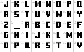 )a font in which different characters have different pitches (widths). Minecraft Ten Font Free For Personal