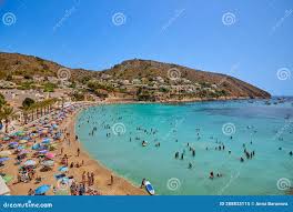 View of a Small Beautiful Sandy Beach with Clear Turquoise Water Editorial  Image