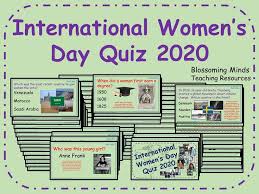 Mar 24, 2020 · this international women's day quiz will challenge your knowledge of female history and female rights. International Women S Day Quiz 64 Questions Women S History Month Teaching Resources In 2021 International Womens Day Women In History Womens History Month
