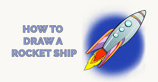 How do you draw the exhaust of a rocket? How To Draw A Rocket Ship Really Easy Drawing Tutorial