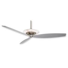 Minka Aire F737 Bn 60 Moda Ceiling Fan Brushed Nickel W Uplight Brushed Nickel Ceiling Fan Large Ceiling Fans Ceiling Fan