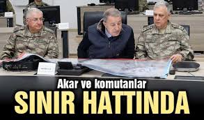 Özel bir televizyon kanalında telefonla canlı yayına katılan birinci ordu komutanı orgeneral ümit dündar, kalkışma hareketini yapanların küçük bir grup olduğunu belirterek, şunları söyledi Akar Ve Komutanlar Sinir Hattinda