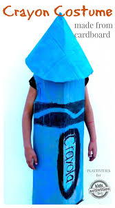 Want an easy, hassle free last minute costume for world book day? Diy Crayon Costume From Cardboard