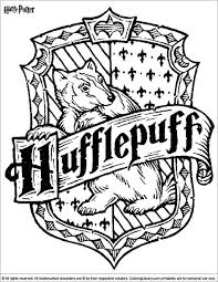 Harry Potter Coloring Picture Harry Potter Crest Harry Potter Colors Harry Potter Hogwarts Houses