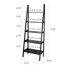Find a wide variety of styles from ladder shelves, wood and metal bookcases, cube bookshelves & more! Ranie 72 H X 24 75 W Solid Wood Ladder Bookcase Ladder Shelf Ladder Bookcase Ladder Shelf Diy
