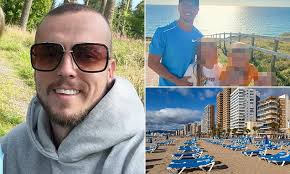 British father-of-four, 30, was found dead at the bottom of 600ft cliff  after a night out in Benidorm, inquest hears