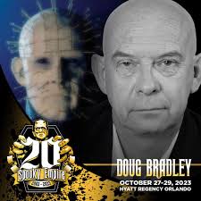We've returned from the depths of hell with our first guest announcement  for October! Doug Bradley returns to Spooky Empire this October 27-29, 2023  at the Hyatt Regency Orlando! DOUG BRADLEY has