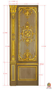 Custom Made Wall Panel From Oak Wood Gilded With 24 K Real Gold Made By Www Rubensartgallery Com Wood Wall Design Wall Paneling Wall Panel Molding