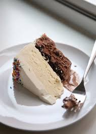 Country fresh) 1 packet tennis biscuits 1 double sixed slab of dairy milk when ready to serve: Homemade Ice Cream Cake Recipe Video Lauren S Latest