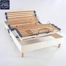 sommier relaxation lit electrique 120x190 1 personne matelas no stress