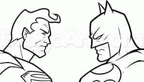How To Draw Batman Vs Superman Logo Drawing Superhero Coloring Pages Batman Drawing Superman Coloring Pages