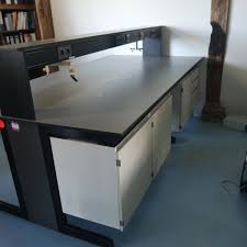 Phenolic resin countertops might be used in the biological, chemical, clinical or analytic laboratory setting. Used Laboratory Tables From Splusb S A Le