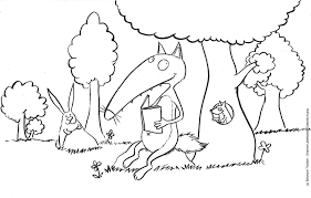 Les dessins à colorier sont disponibles juste pour toi. Un Coloriage A Faire Lors D Une Apres Midi Ensoleillee Coloriage Loup Loup Petit Loup