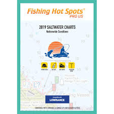 Fishing Hot Spots Pro Sw 2019 Saltwater Charts Nationwide Coastlines F Lowrance Simrad Units