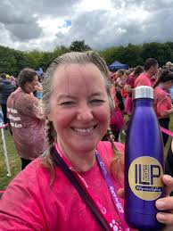 today I completed the race for life pretty muddy