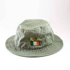 Vintage Irish Green Bucket Hat Irish Flag Embroidered Cap Etsy Hats Green Bucket Hat Gilligan Hat